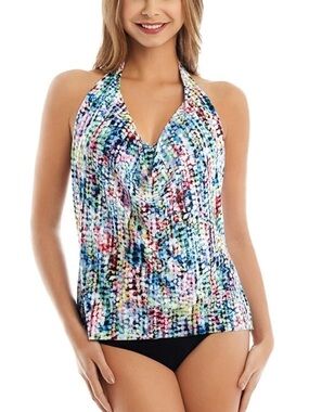 Magicsuit Constellation Sophie Underwire Tankini Top SZ 16 NWT